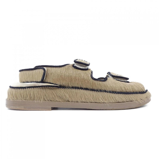 Chanel G35927Y56034 Harako Calfskin Suede Sandals