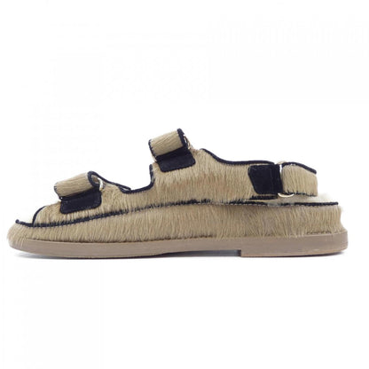 Chanel G35927Y56034 Harako Calfskin Suede Sandals