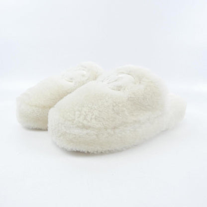 Chanel G45984B17892 Shearling Lambskin Sandals