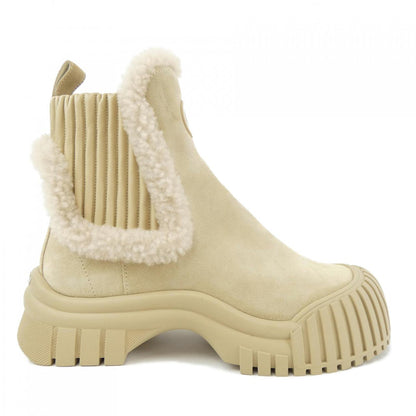 Louis Vuitton Ruby Line Suede Shearling Boots