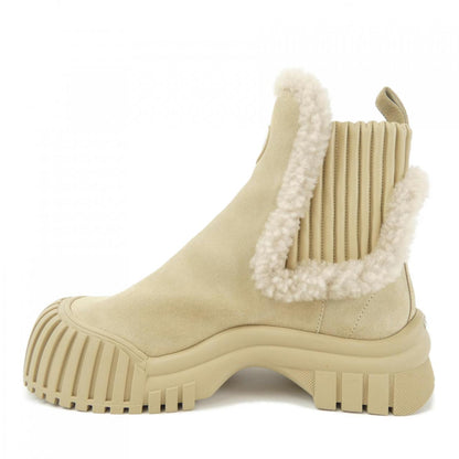 Louis Vuitton Ruby Line Suede Shearling Boots