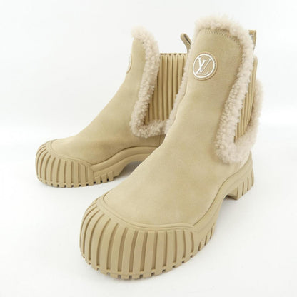 Louis Vuitton Ruby Line Suede Shearling Boots