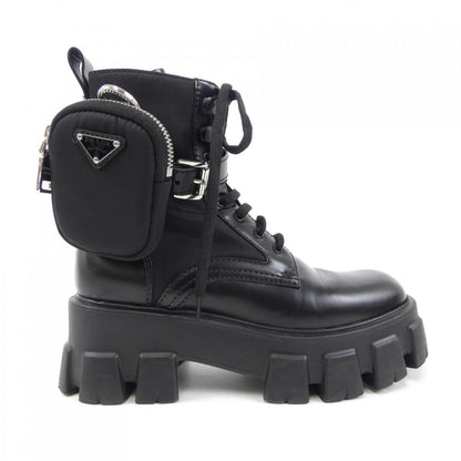 Prada 1T255M RE-NYLON Leather Boots