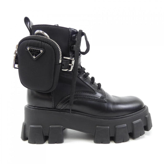 Prada 1T255M RE-NYLON Leather Boots
