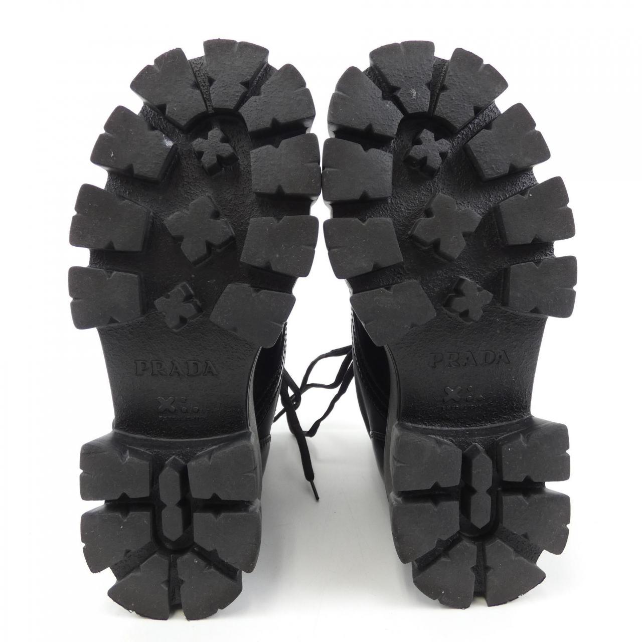 Prada 1T255M RE-NYLON Leather Boots