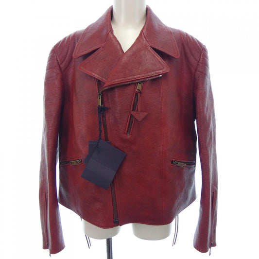 Prada UPW416 2D02 Calfskin Riders Jacket