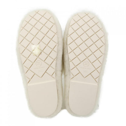 Chanel G45984B17892 Shearling Lambskin Sandals