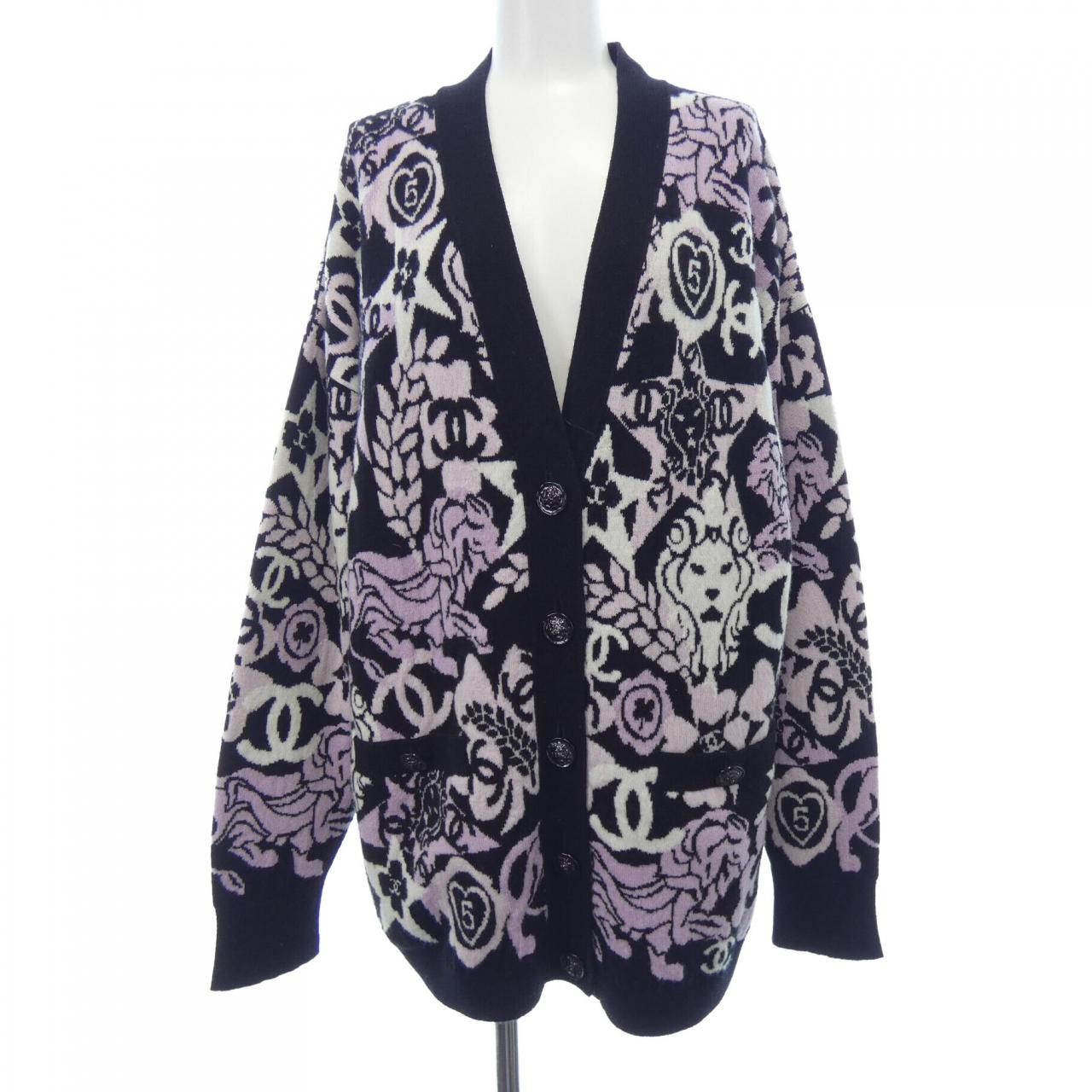 Chanel P73592K10550 22B 100% Cashmere Cardigan