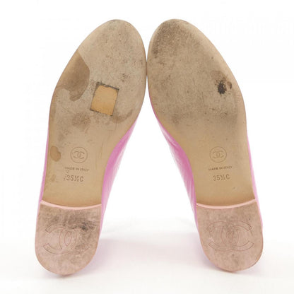 Chanel G38986X56397 Shiny Lambskin Flat Shoes