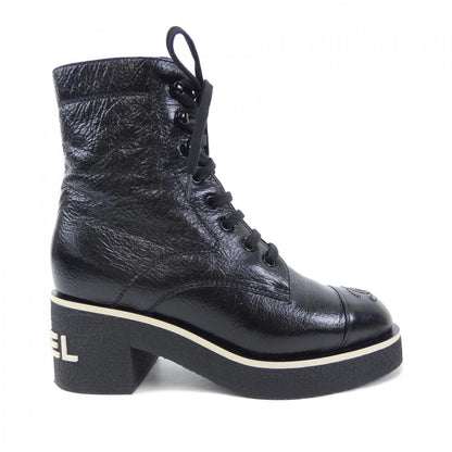 Chanel G36435X51854 Shiny Lambskin Boots