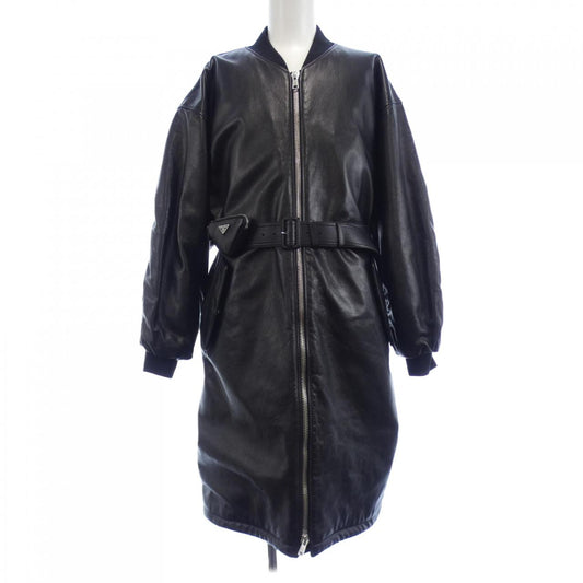 Prada Leather Coat