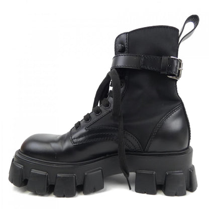 Prada 2UE007 Brushed Leather Econyl Boots