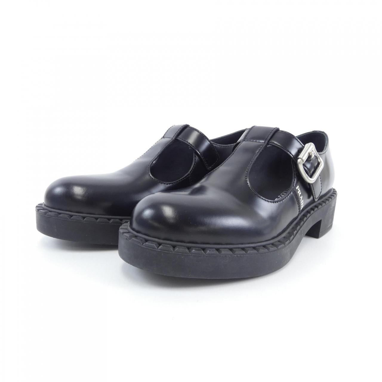 Prada 1E834AM Brushed Leather Shoes