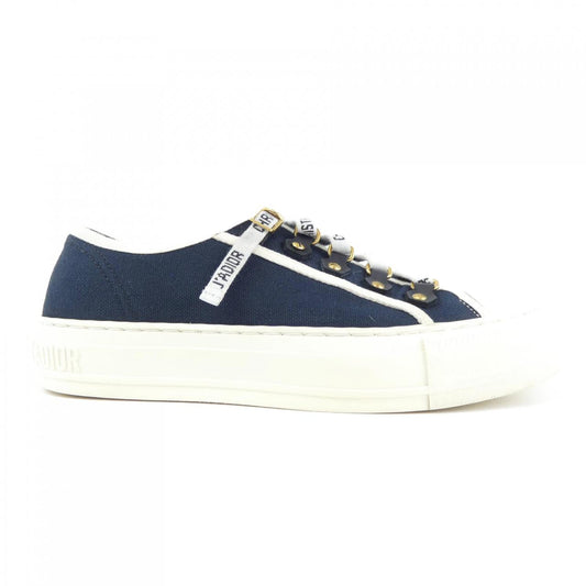 Christian Dior WALK'N'DIOR Cotton Canvas Sneakers