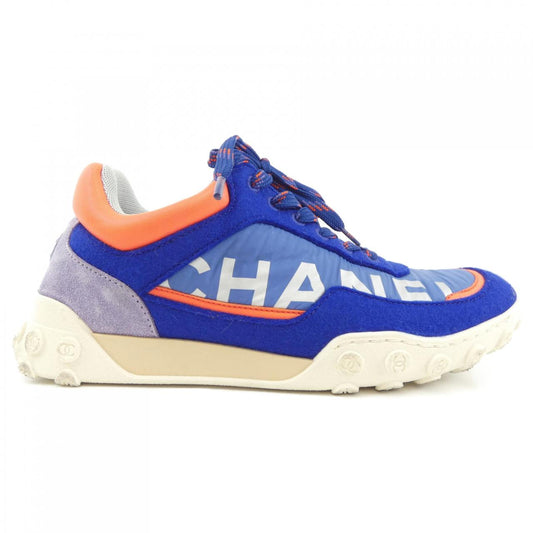 Chanel G34086Y53847 Wool Nylon Lamb Suede Calf Sneaker