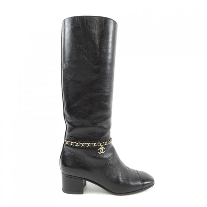 Chanel G35006X53109 Calfskin Long Boots