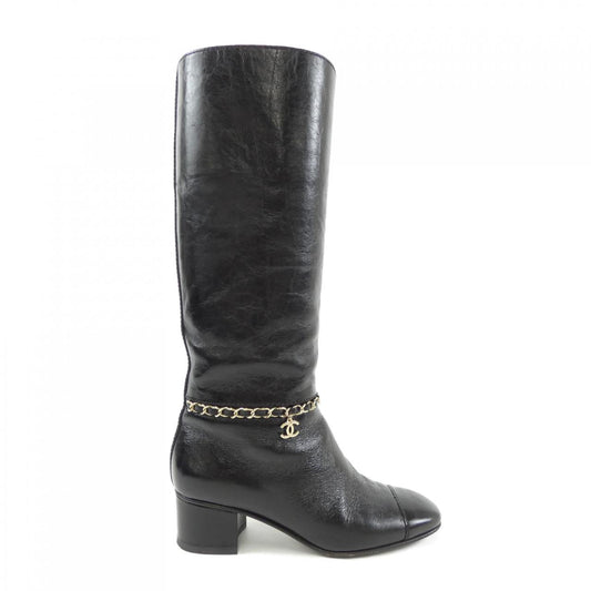 Chanel G35006X53109 Calfskin Long Boots