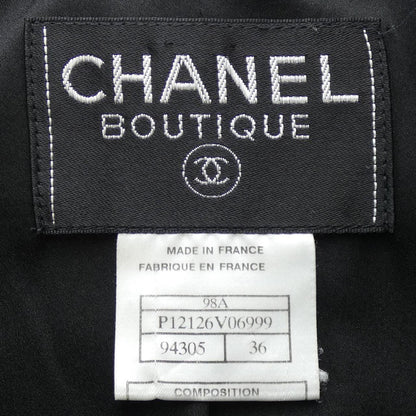 Chanel P12126V06999 98A Collarless Jacket Outerwear