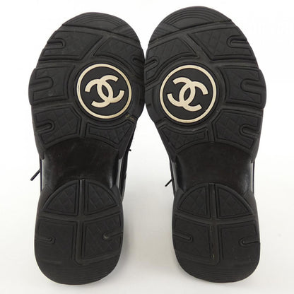 Chanel G33745Y52846 Calfskin Lambskin Fabric Sneakers