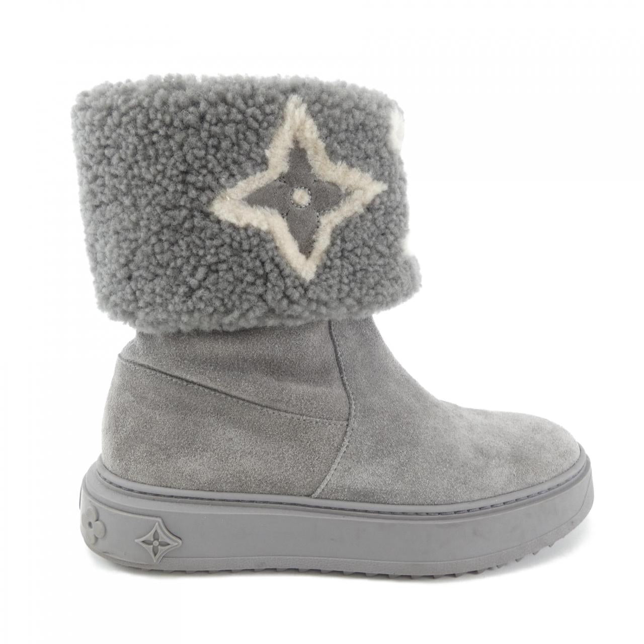 Louis Vuitton Snowdrop Line Shearling Boots