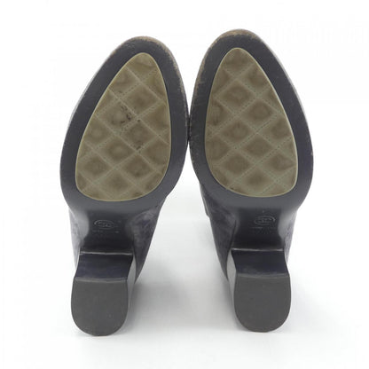 Chanel G32212X48015 Suede Long Boots