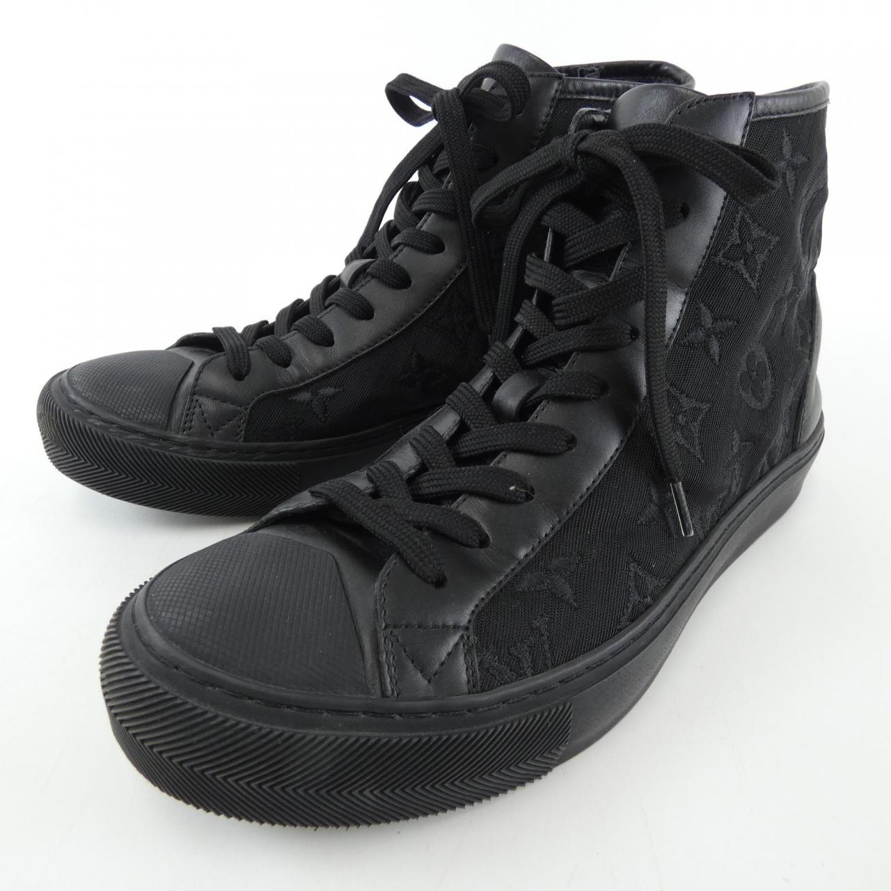 Louis Vuitton Tattoo Line Leather Mesh Sneakers