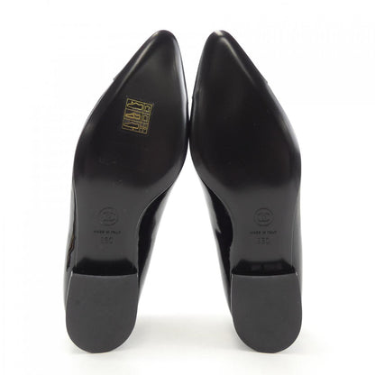 Chanel G45054B13339 Patent Calfskin Flat Shoes