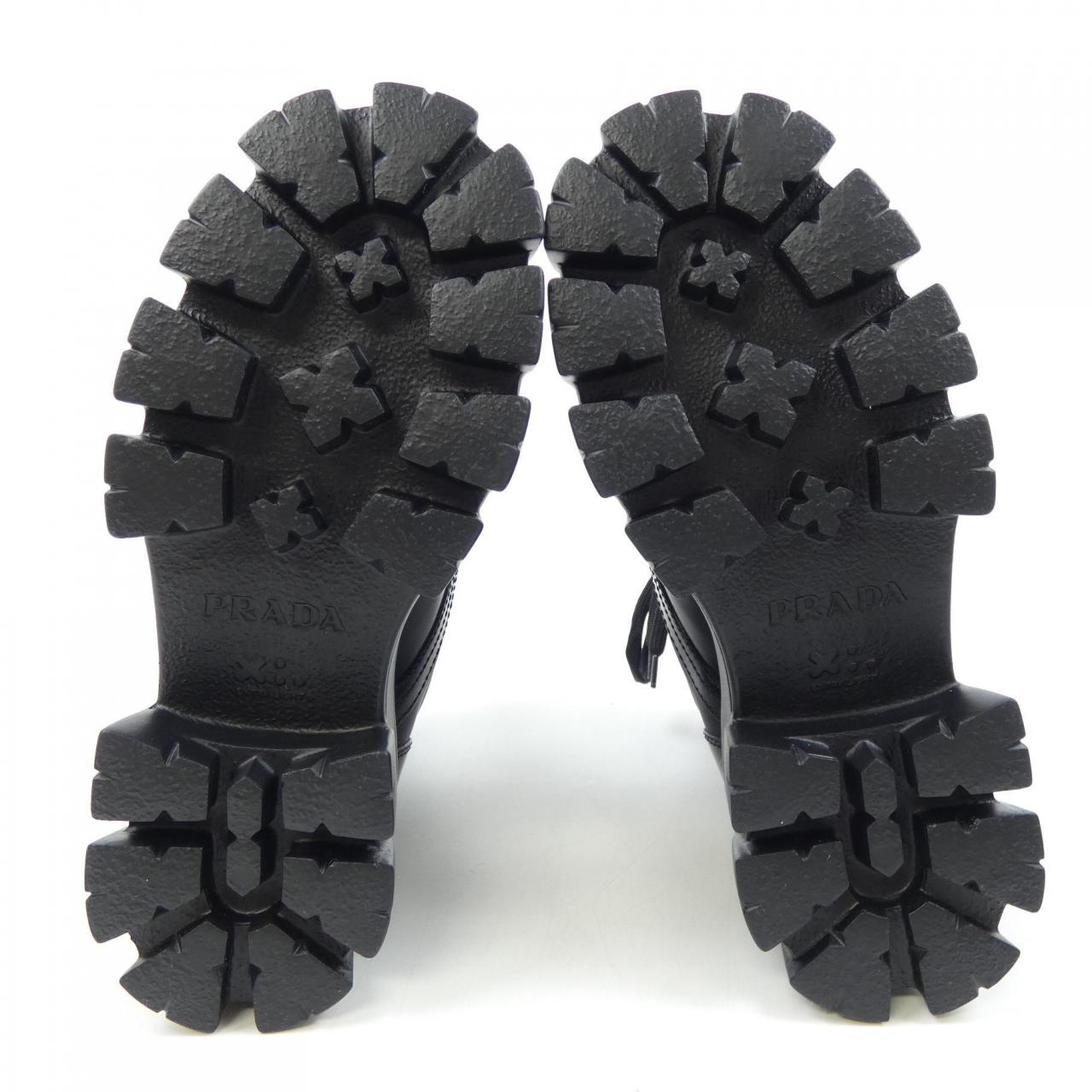 Prada 1T255M RE-NYLON Leather Boots