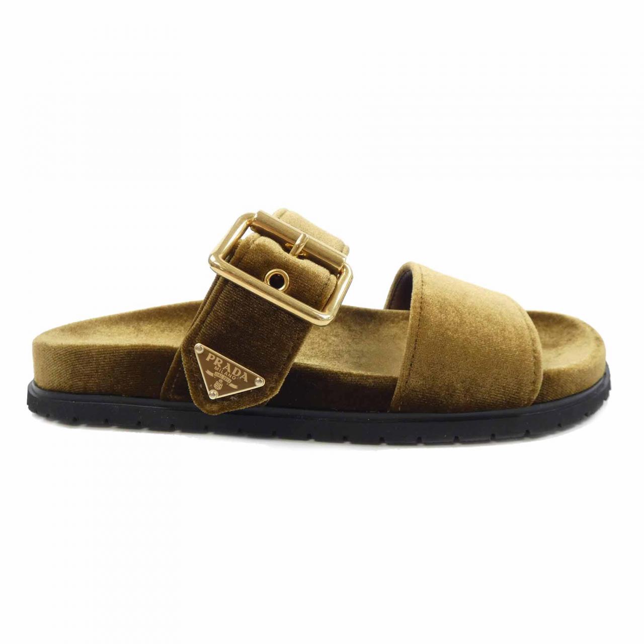Prada Velvet Sandals