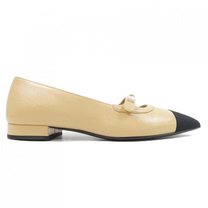 Chanel G45763B17113 Shiny Lambskin Flat Shoes