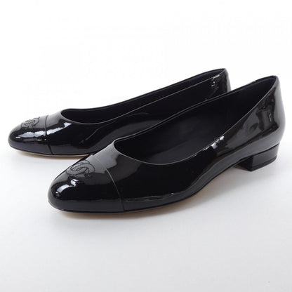 Chanel G31503X01012 Patent Calfskin Flat Shoes