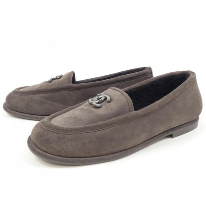 Chanel G45886B17976 Suede Calfskin Shoes