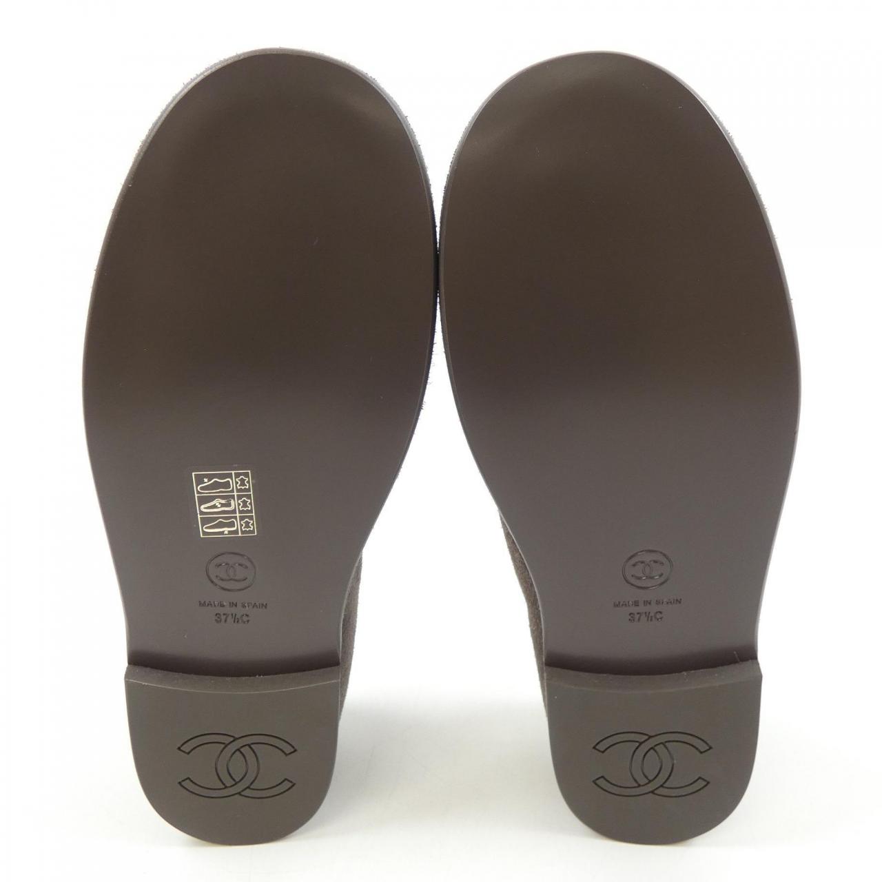 Chanel G45886B17976 Suede Calfskin Shoes