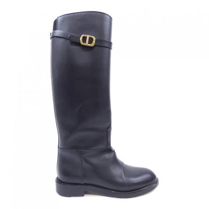 Christian Dior DIOR EMPREINTE Calf Leather Long Boots
