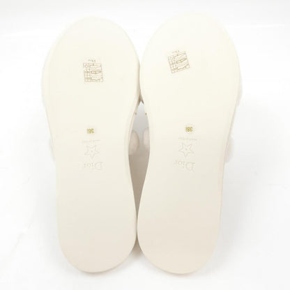 Christian Dior Embroidery Shearling Sandals
