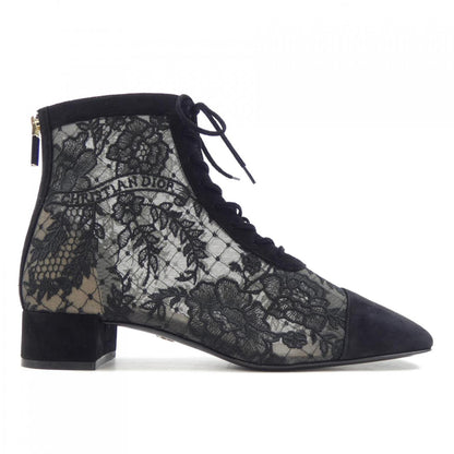 Christian Dior KDI850ROY Embroidery Mesh & Suede Goatskin Boots