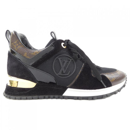 Louis Vuitton Run Away Line Suede Calf Leather Patent Monogram Canvas Sneakers