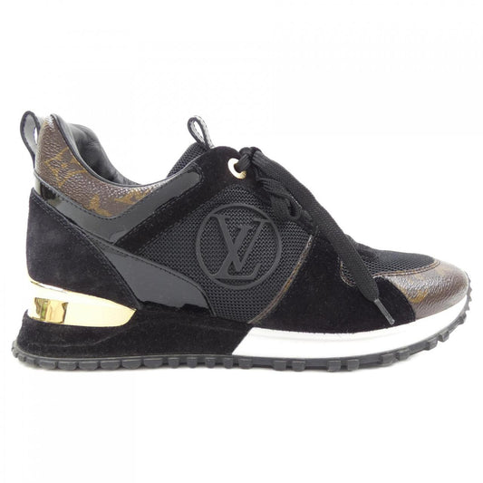 Louis Vuitton Run Away Line Suede Calf Leather Patent Monogram Canvas Sneakers