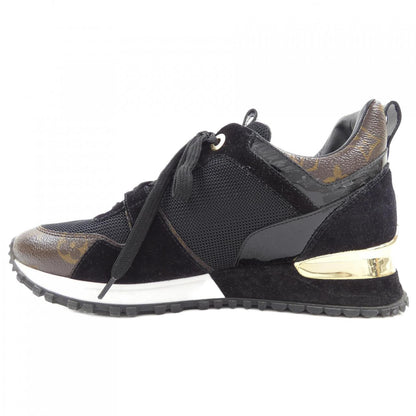 Louis Vuitton Run Away Line Suede Calf Leather Patent Monogram Canvas Sneakers