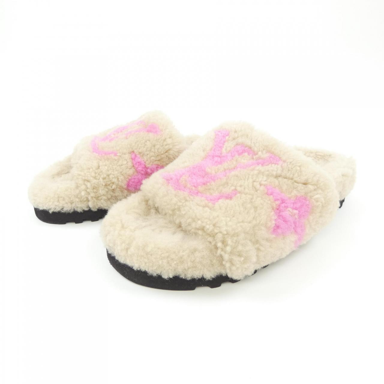 Louis Vuitton Paseo Line Shearling Sandals