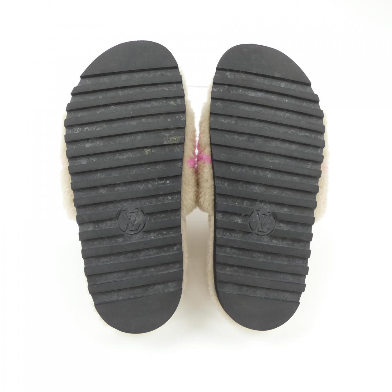 Louis Vuitton Paseo Line Shearling Sandals