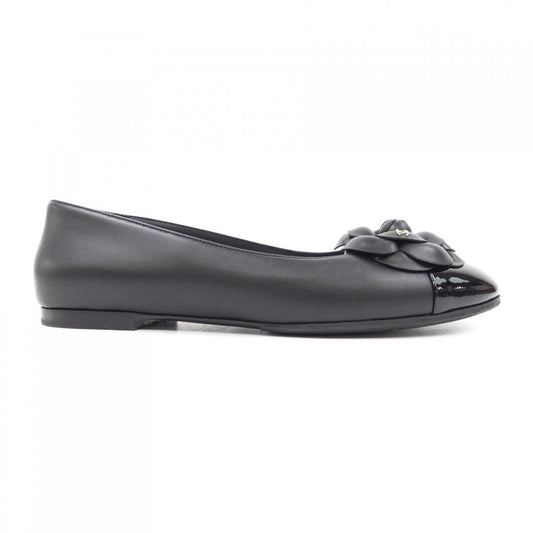 Chanel G45494B15866 Lambskin Patent Calfskin Flat Shoes