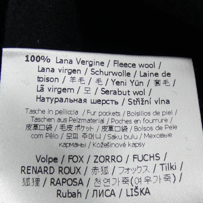 Fendi FF8521 A5G0 Wool Fox Pocket Coat