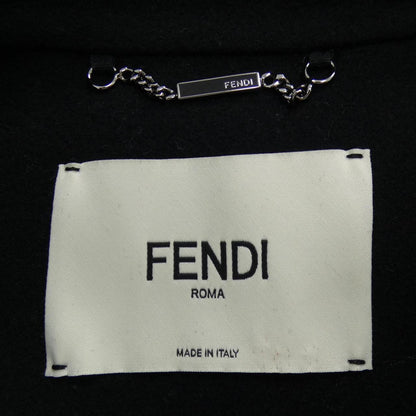 Fendi FF8521 A5G0 Wool Fox Pocket Coat