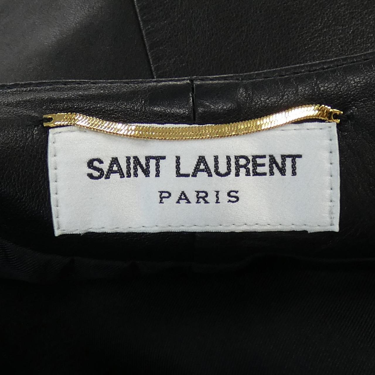 Saint Laurent Leather Dress