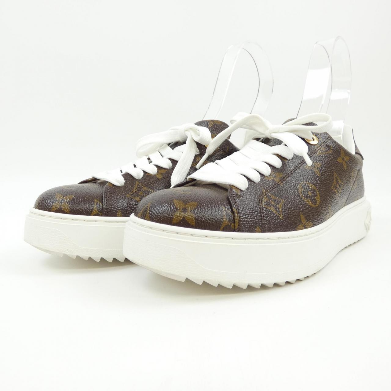 Louis Vuitton Time Out Line Patent Monogram Sneaker
