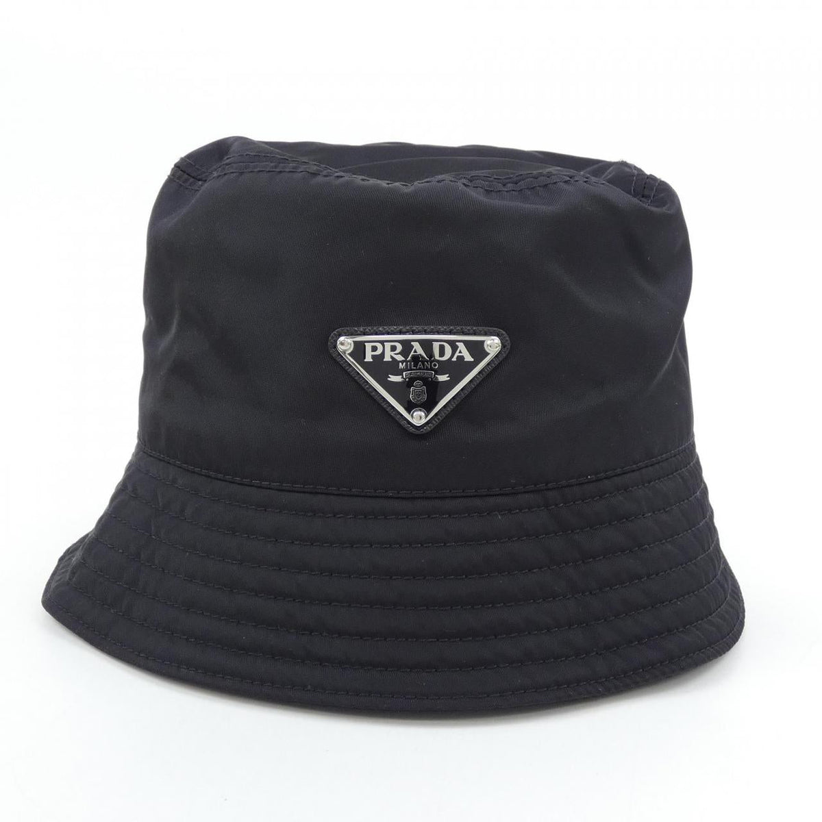 Prada Triangle Logo Re-Nylon Hat