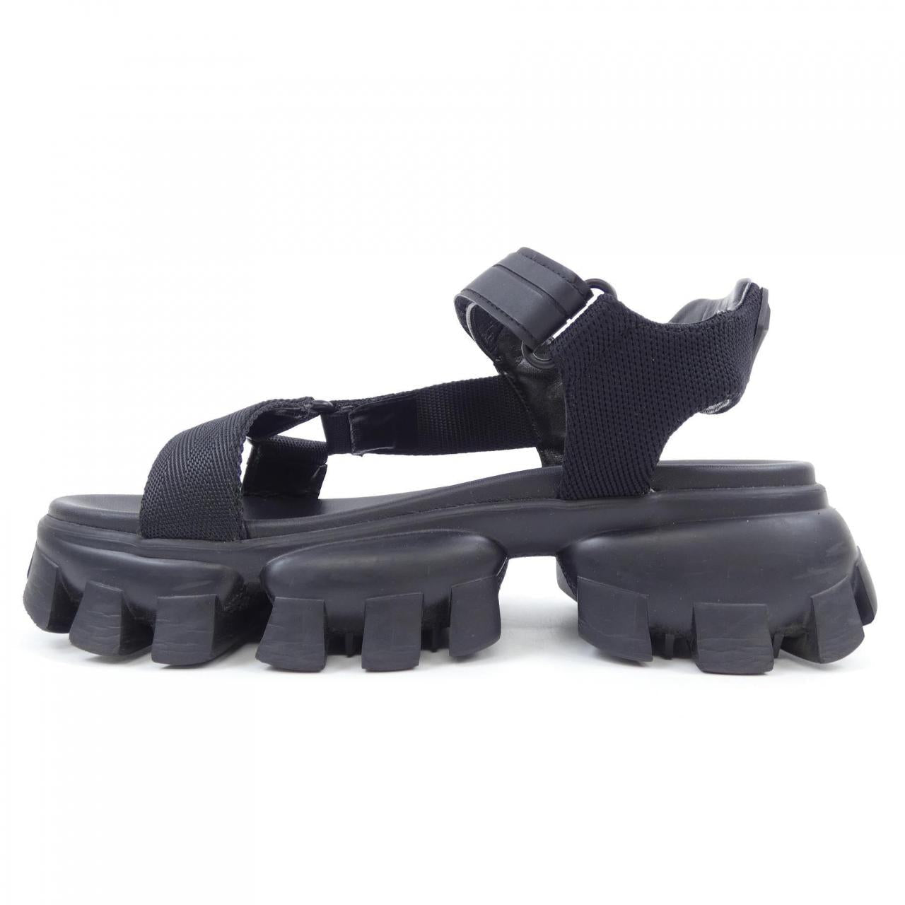 Prada WOVEN NYLON TAPE Woven Nylon Sandals