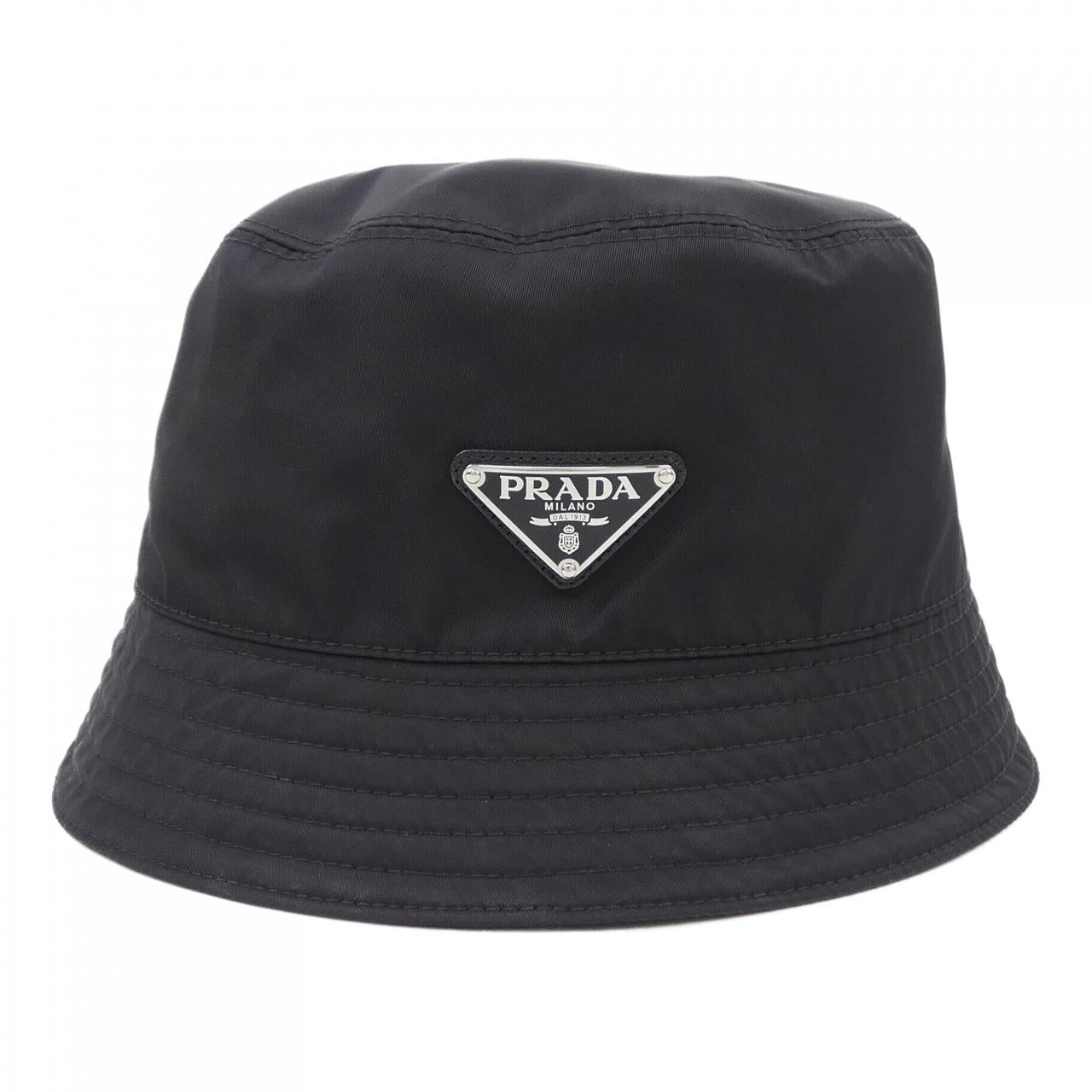 Prada Triangle Logo Re-Nylon Hat