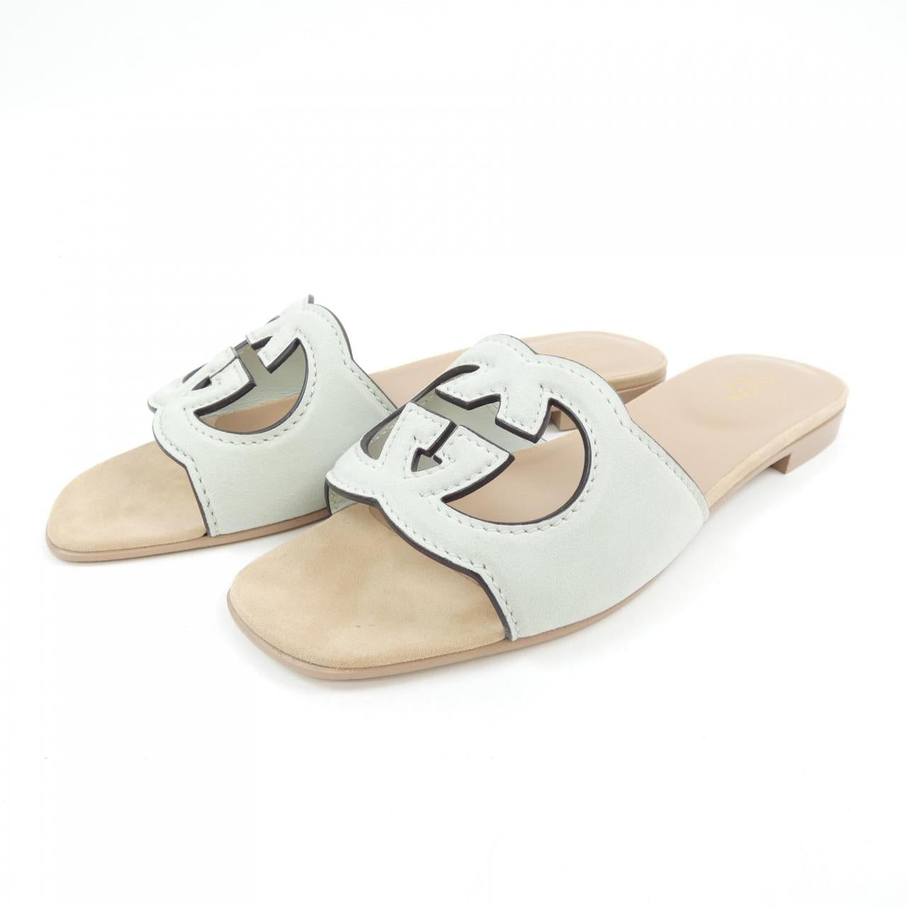Gucci Interlocking G Suede Sandals
